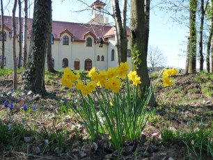 oznaki wiosny wokół klasztoru w Zwoli