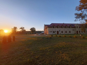 klasztor w Zwoli jesienią